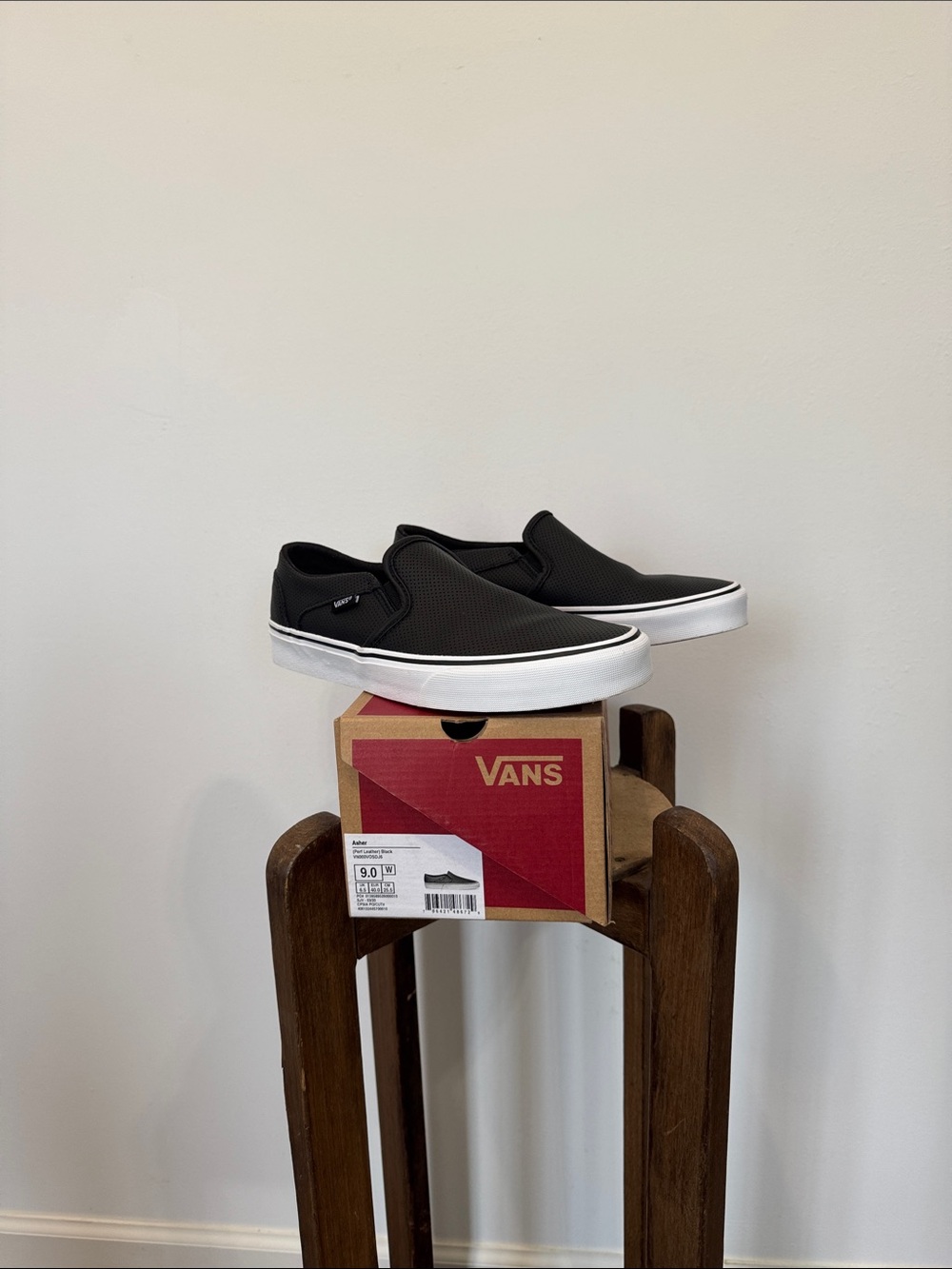 Vans Black Slip-On Lo Pro Canvas Sneakers